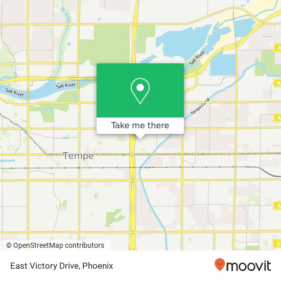 Mapa de East Victory Drive