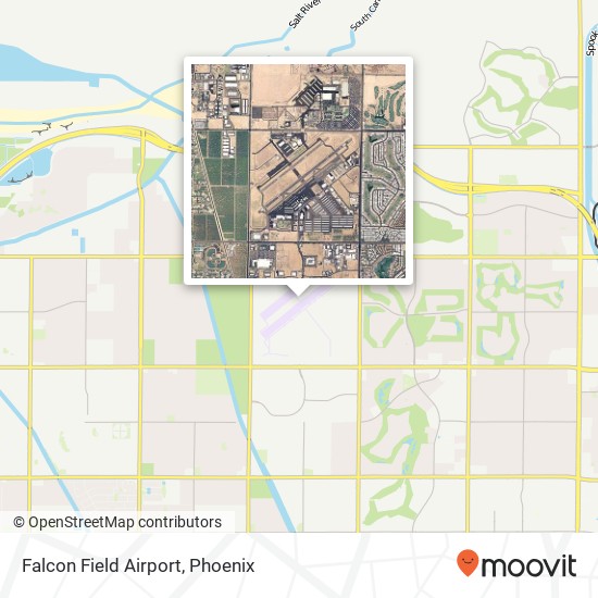 Mapa de Falcon Field Airport