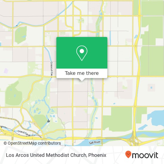 Mapa de Los Arcos United Methodist Church