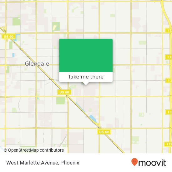 West Marlette Avenue map