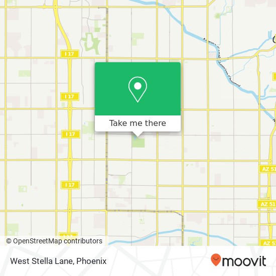 Mapa de West Stella Lane