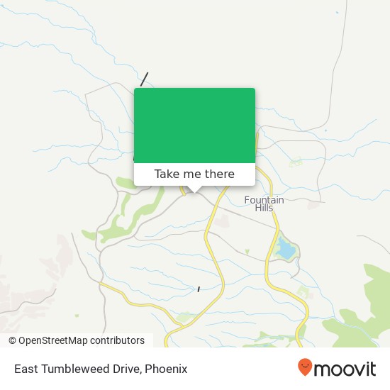 East Tumbleweed Drive map