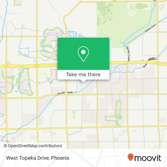 West Topeka Drive map