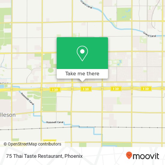 75 Thai Taste Restaurant map