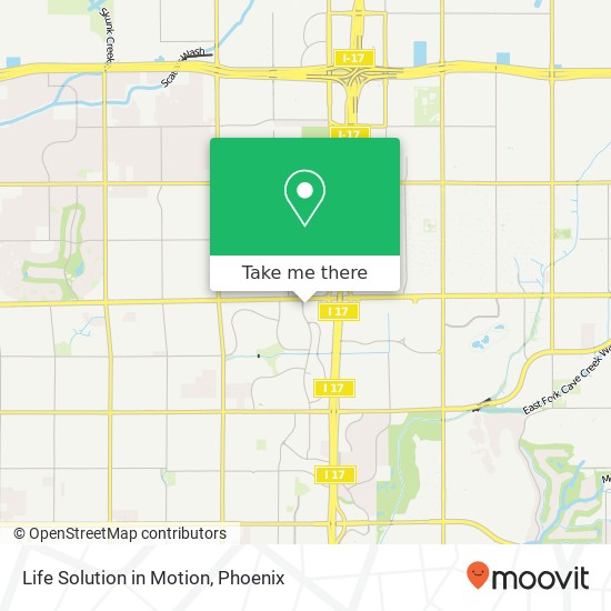 Life Solution in Motion map