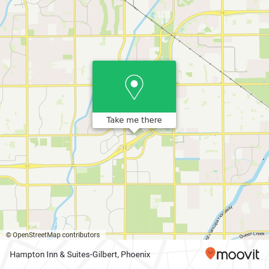 Mapa de Hampton Inn & Suites-Gilbert