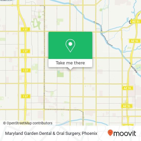 Maryland Garden Dental & Oral Surgery map