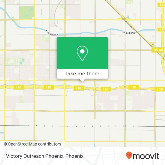 Mapa de Victory Outreach Phoenix