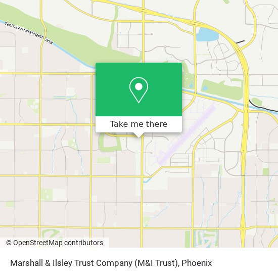 Marshall & Ilsley Trust Company (M&I Trust) map