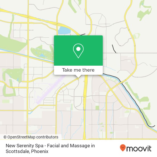 Mapa de New Serenity Spa - Facial and Massage in Scottsdale