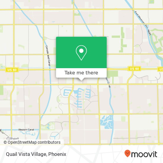 Quail Vista Village map