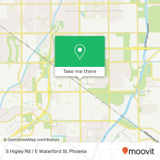 Mapa de S Higley Rd / E Waterford St