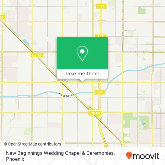 Mapa de New Beginnings Wedding Chapel & Ceremonies