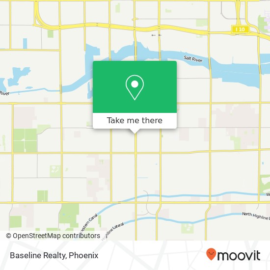 Baseline Realty map