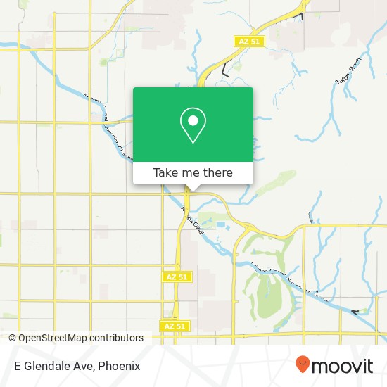 Mapa de E Glendale Ave