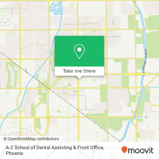 Mapa de A-Z School of Dental Assisting & Front Office