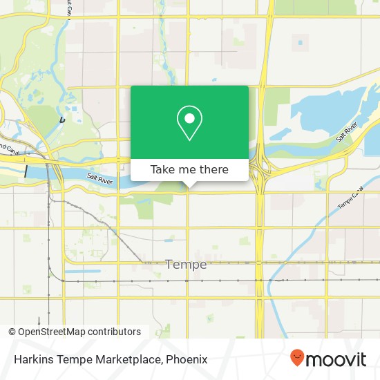 Harkins Tempe Marketplace map