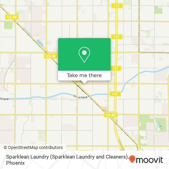 Mapa de Sparklean Laundry (Sparklean Laundry and Cleaners)