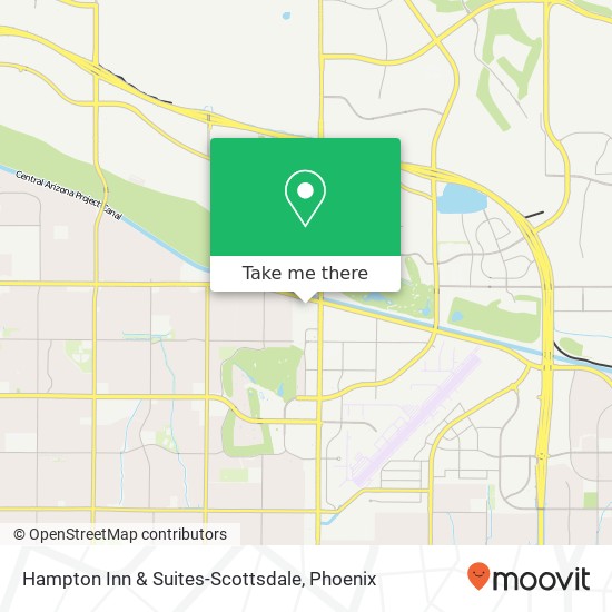 Hampton Inn & Suites-Scottsdale map