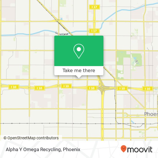 Alpha Y Omega Recycling map