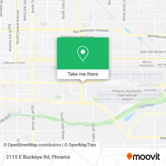 2115 E Buckeye Rd map