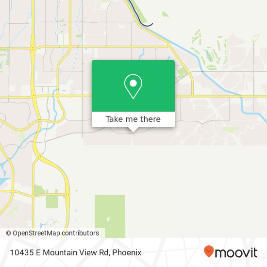 Mapa de 10435 E Mountain View Rd