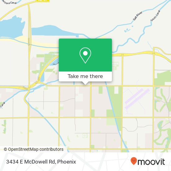 3434 E McDowell Rd map