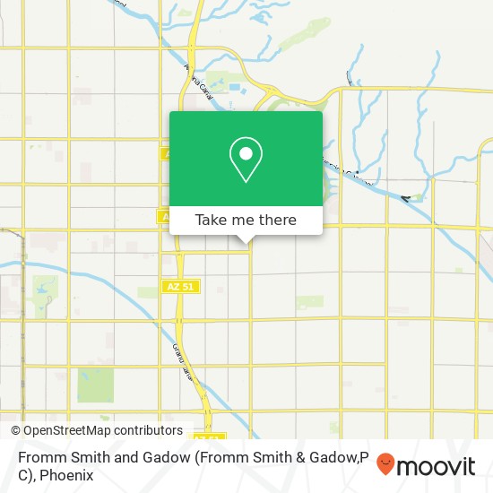 Fromm Smith and Gadow (Fromm Smith & Gadow,P C) map