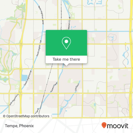 Tempe map