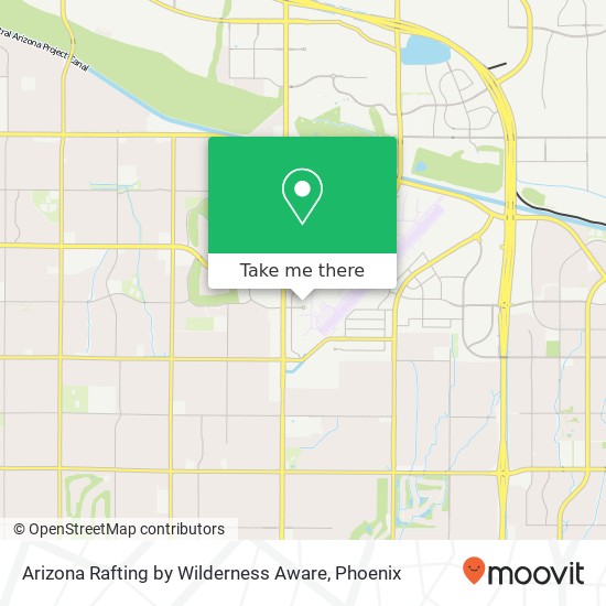 Arizona Rafting by Wilderness Aware map