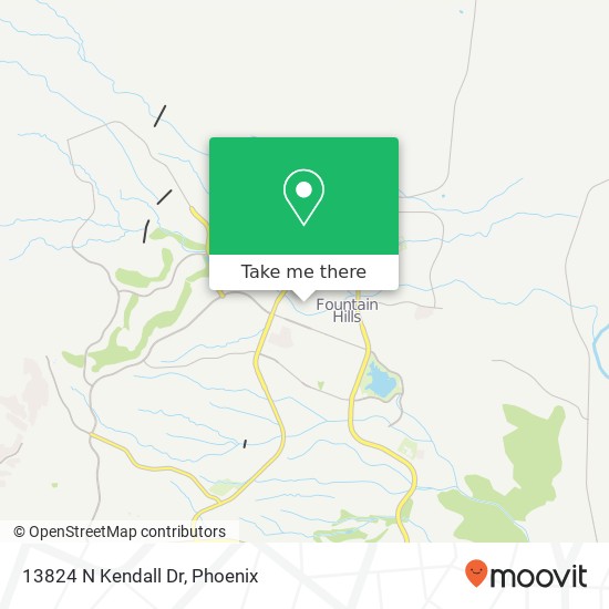 Mapa de 13824 N Kendall Dr