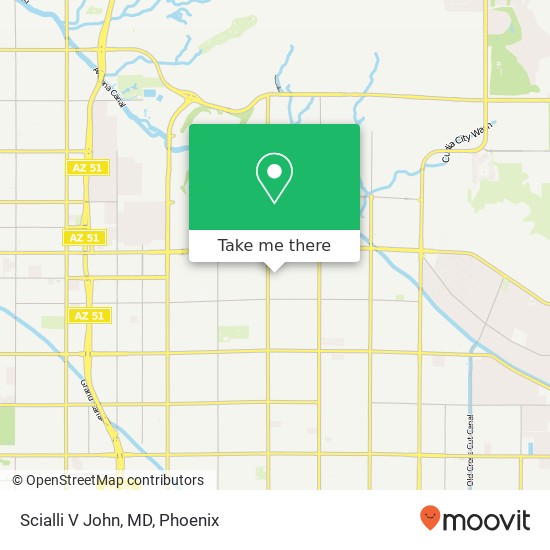 Scialli V John, MD map