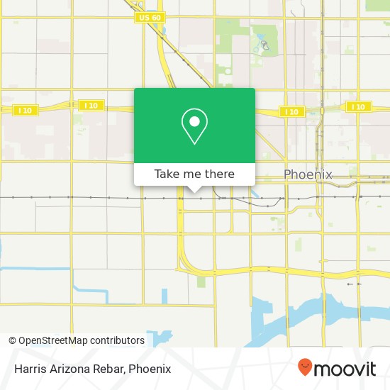 Mapa de Harris Arizona Rebar