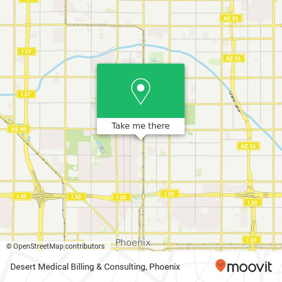 Mapa de Desert Medical Billing & Consulting