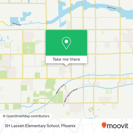 SH Lassen Elementary School map
