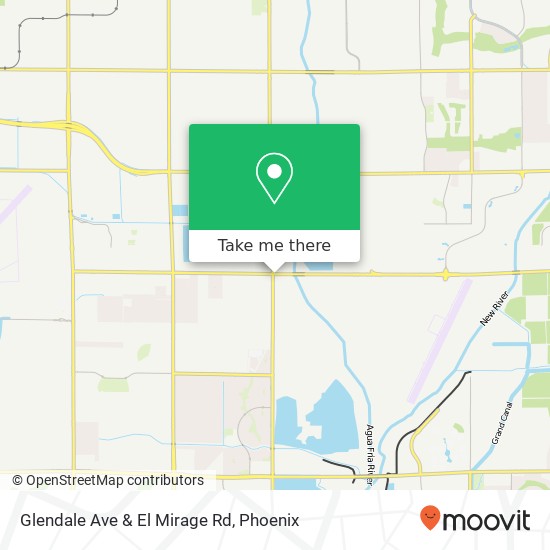 Glendale Ave & El Mirage Rd map