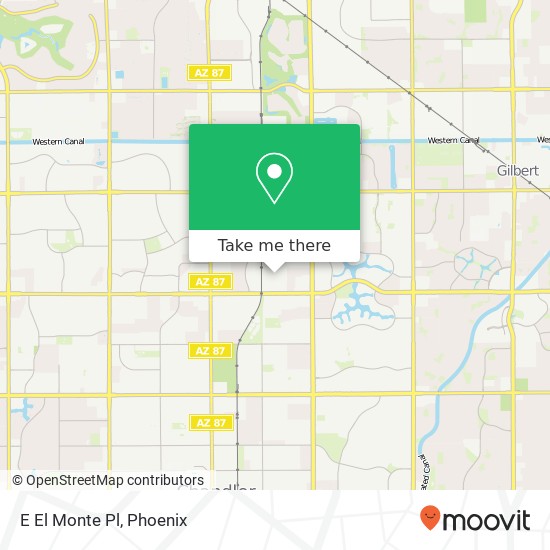 E El Monte Pl map