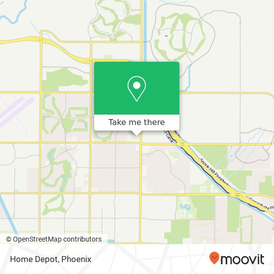 Home Depot map