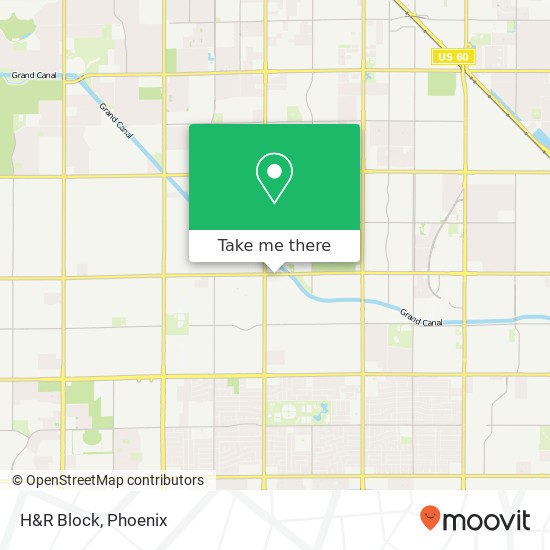 H&R Block map