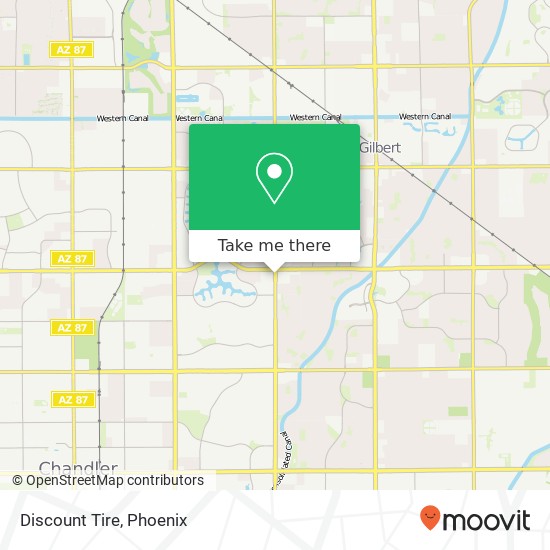 Discount Tire map