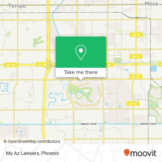 My Az Lawyers map