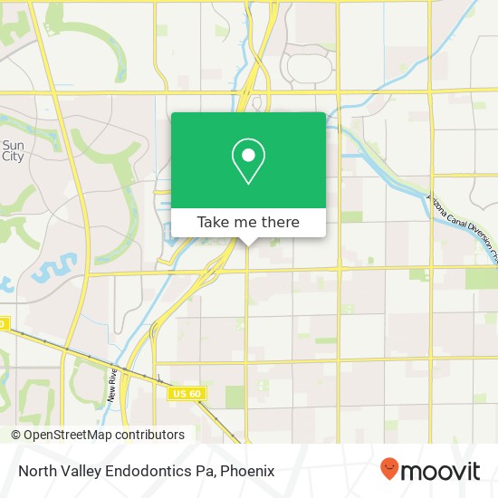 Mapa de North Valley Endodontics Pa