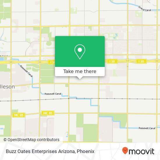 Mapa de Buzz Oates Enterprises Arizona