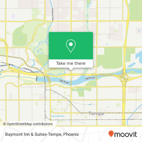 Baymont Inn & Suites-Tempe map