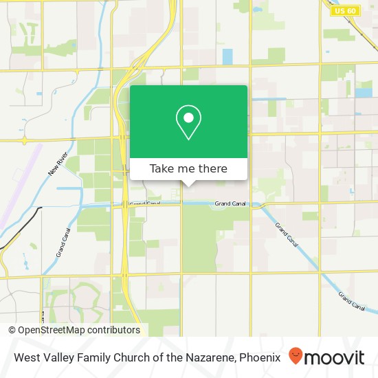 West Valley Family Church of the Nazarene map