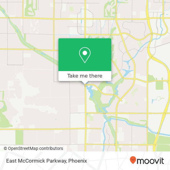 East McCormick Parkway map