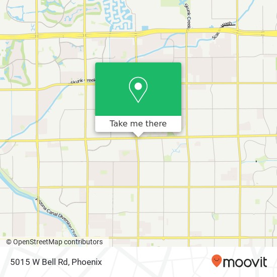 5015 W Bell Rd map