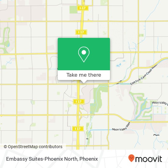 Mapa de Embassy Suites-Phoenix North