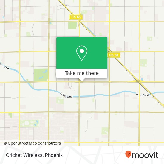 Cricket Wireless map