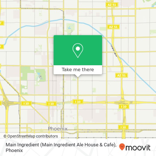 Mapa de Main Ingredient (Main Ingredient Ale House & Cafe)